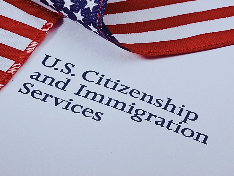 I-485 Denied? What Happens Next and Your Options to Stay in the U.S. 1 A document titled "U.S. Citizenship and Immigration Services" alongside a portion of the American flag. I-485 Denied